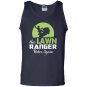 The lawn ranger rides again funny mowing Tank Top