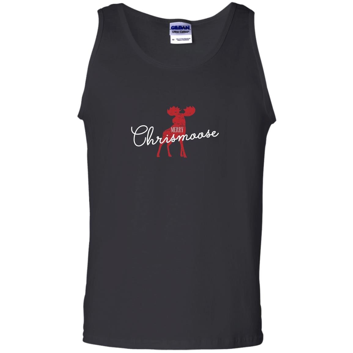 The merry chrismoose christmas moose funny gift Tank Top