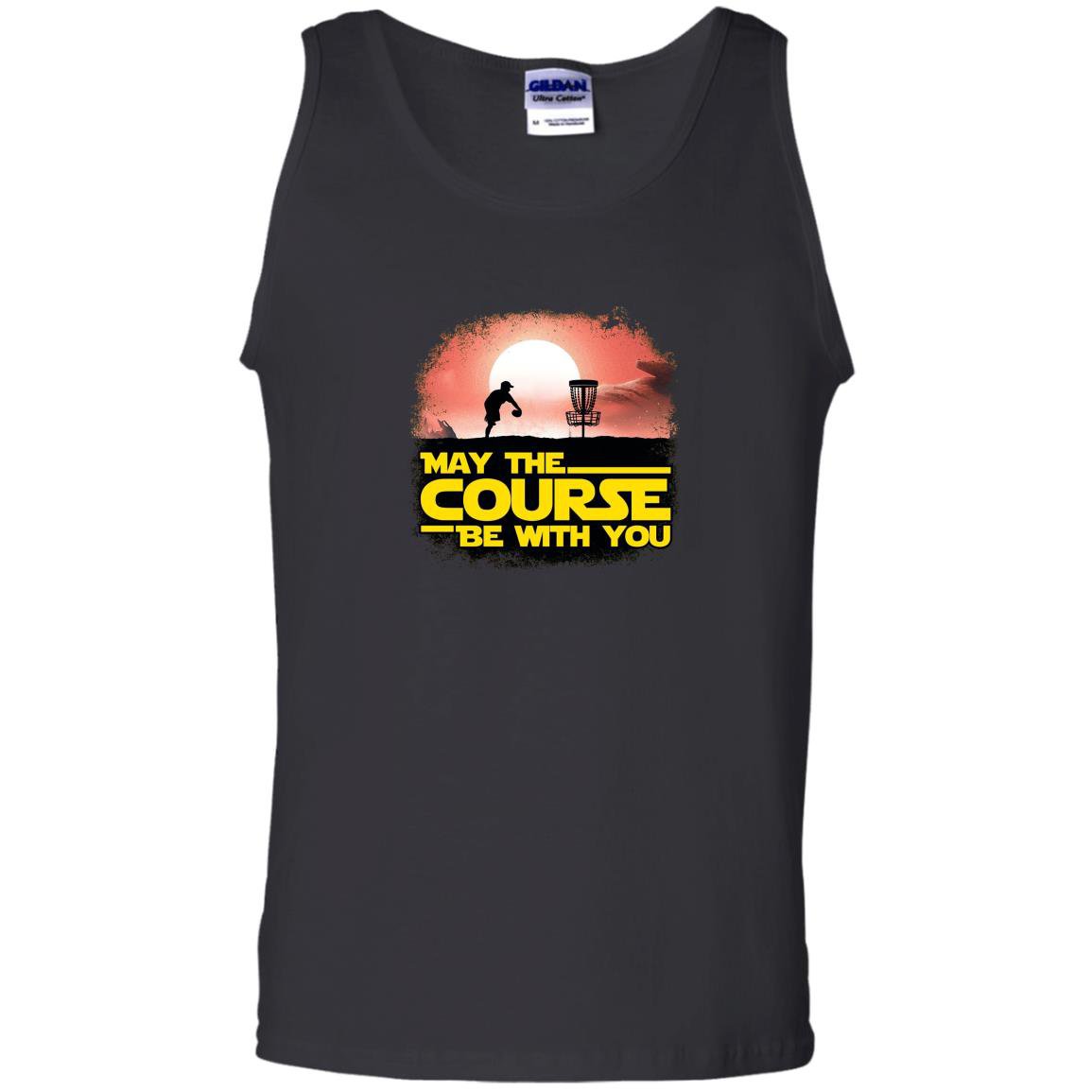 The official may the course be with you disc golf Tank Top