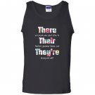 There their theyre english grammar funny teacher Tank Top