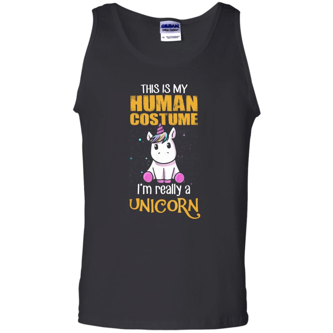 This is my human costume i&acirc;��m really a unicorn Tank Top
