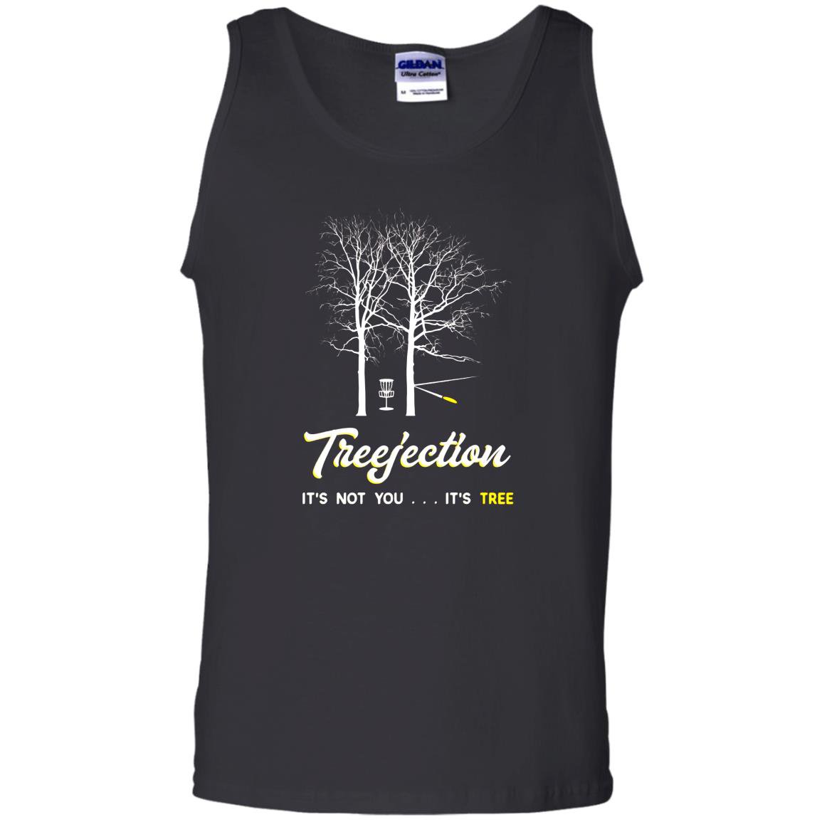 Treejection funny disc golf gift Tank Top