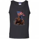 Usa president donald trump ride america war bear Tank Top