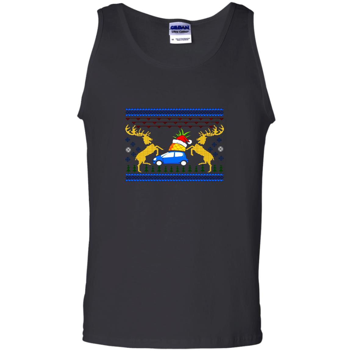 Ugly christmas psych pineapple Tank Top