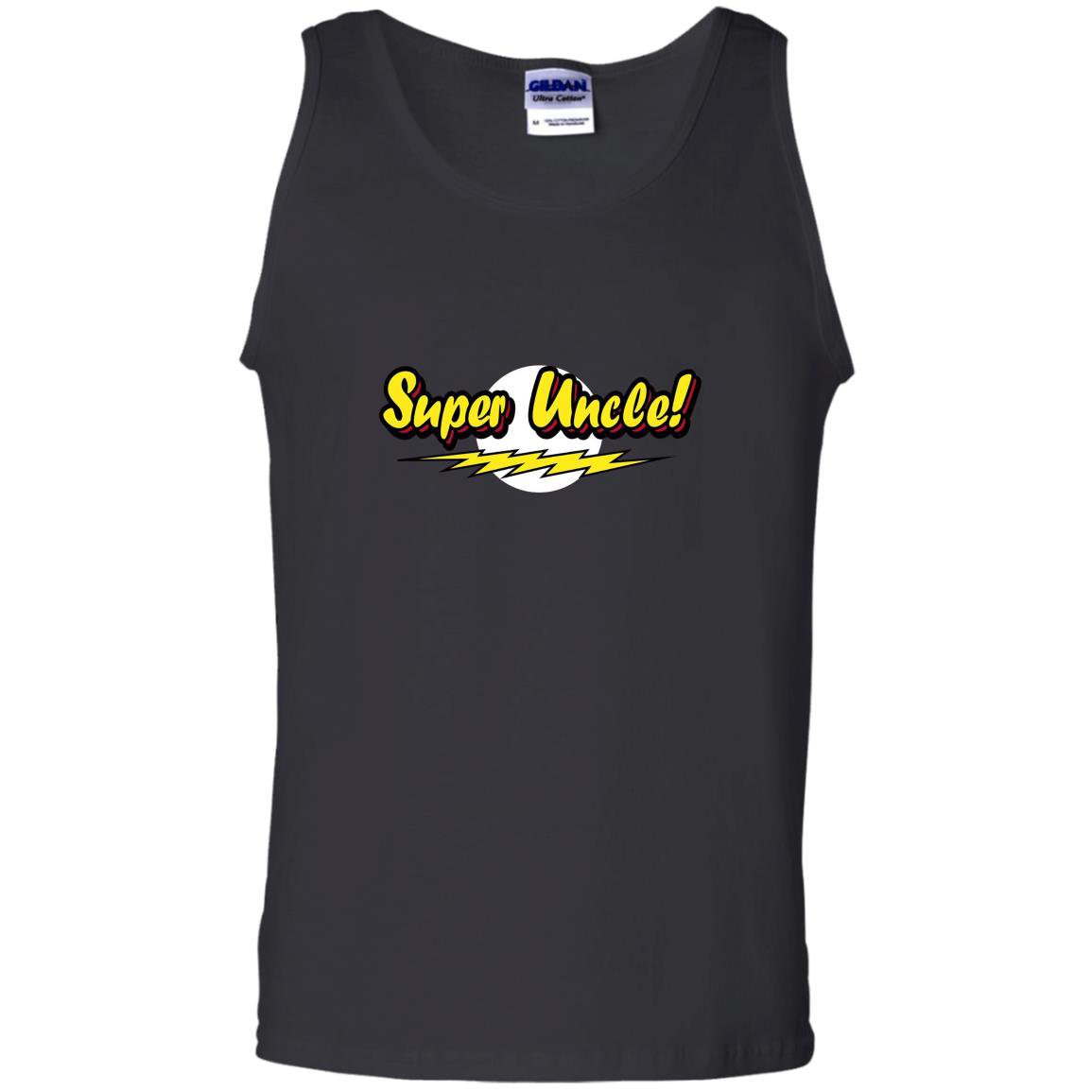 Uncle super uncle funny graphic superhero uncle Tank Top