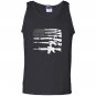 Usa guns weapons flag rifles stripes armed america Tank Top