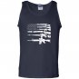 Usa guns weapons flag rifles stripes armed america Tank Top