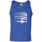 Usa guns weapons flag rifles stripes armed america Tank Top