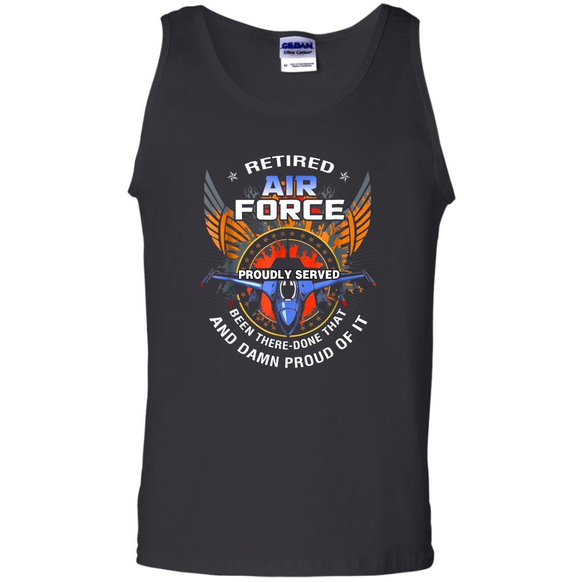 Us air force retired veteran retirement military Tank Top