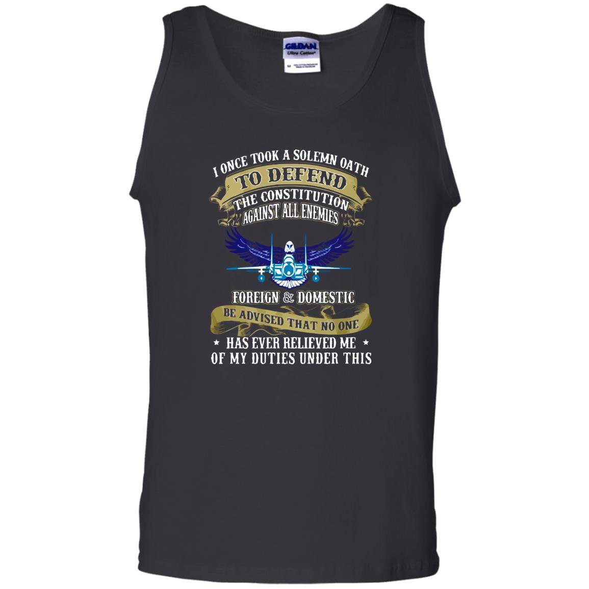 Us air force i once took a solemn oath veteran Tank Top