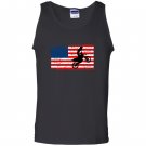 Usa veteran american flag motocross dirtbike vintage Tank Top
