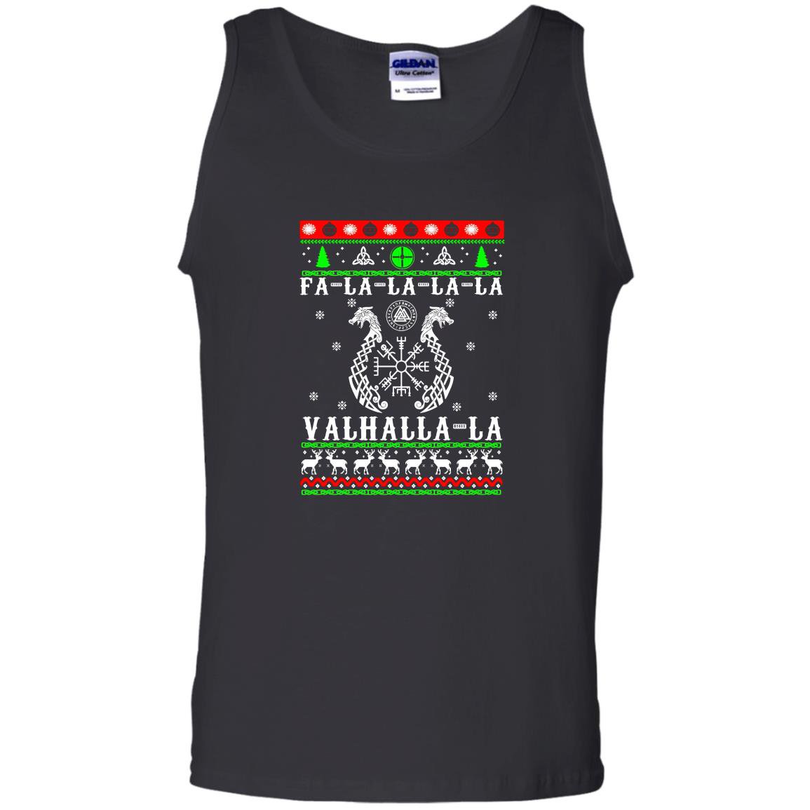 Vikings valhalla viking christmas ugly Tank Top
