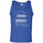 Vintage cribbage board design Tank Top