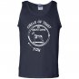 Vintage effect circle heather Tank Top