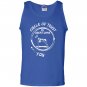 Vintage effect circle heather Tank Top