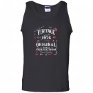 Vintage made in 1976 birthday gift us flag july 4th Tank Top