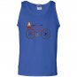 Vintage puppy corgi bicycle cute outdoors biking cycling Tank Top