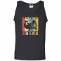Vintage style basking shark silhouette Tank Top