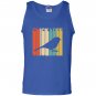 Vintage style chickadee silhouette Tank Top