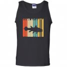 Vintage style coelacanth silhouette Tank Top