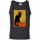 Vintage tournee du chat noir cat halloween Tank Top