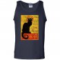 Vintage tournee du chat noir cat halloween Tank Top