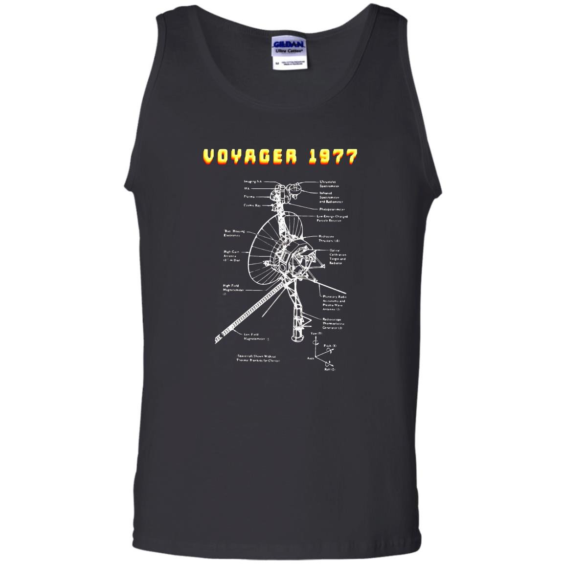 Voyager space probe nasa 1977 mission Tank Top