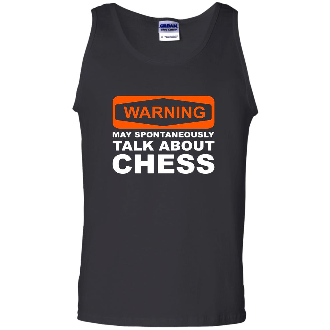 Warning may spontaneously talk about chess funny Tank Top