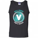 Will work for v bucks virtual currency funny gamer Tank Top