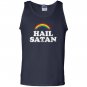 Satan ironic rainbow Tank Top