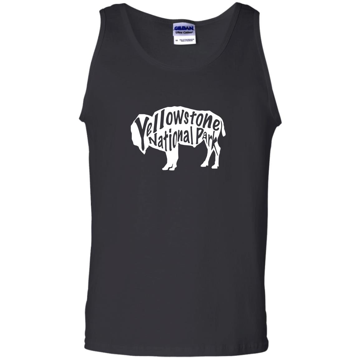 Yellowstone national park bison buffalo wildlife Tank Top