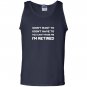 You cant make me im retired funny retirement gift Tank Top