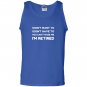 You cant make me im retired funny retirement gift Tank Top