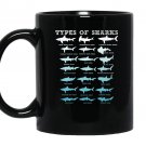 21 types of sharks marine biology Mug Black