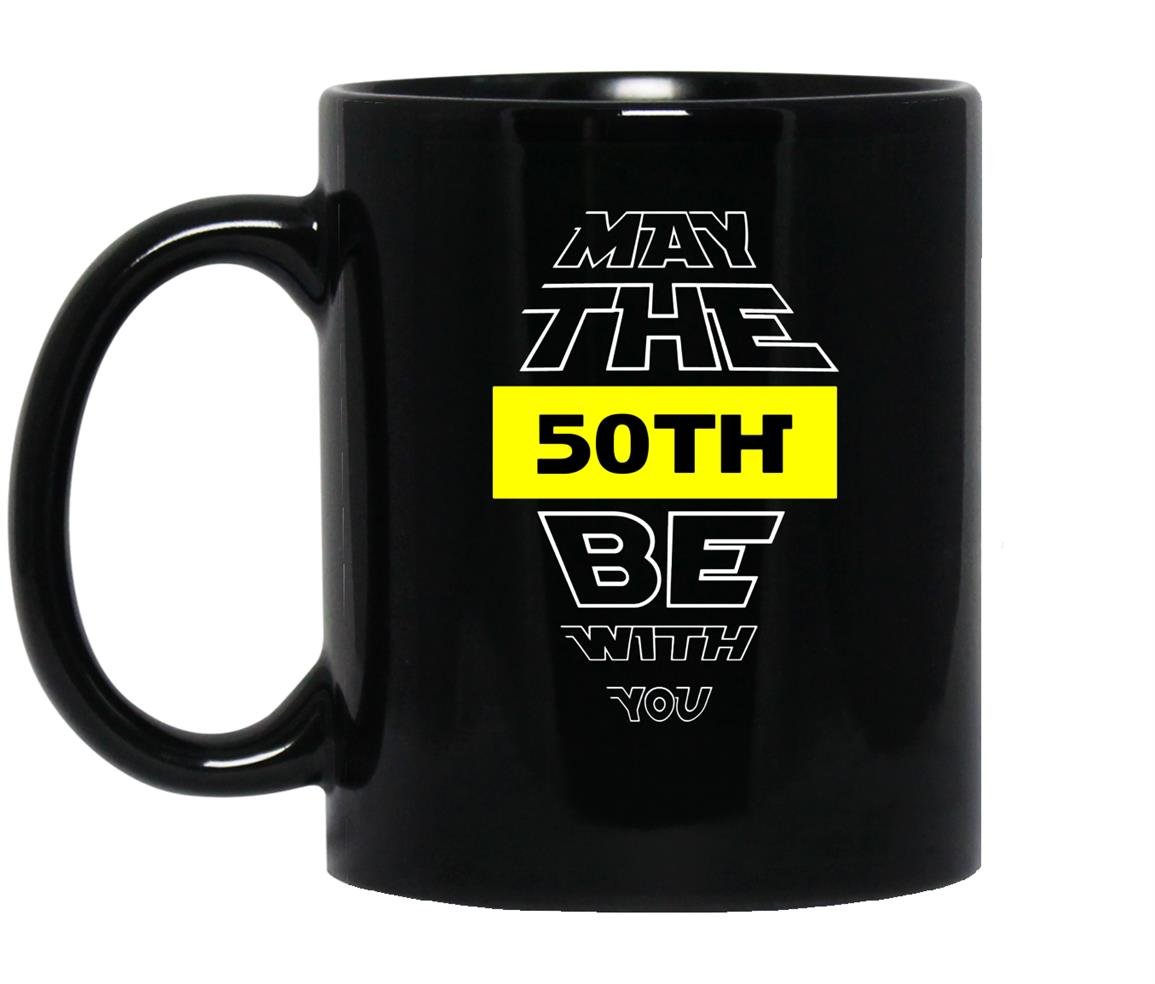 50th birthday fiftieth heather Mug Black