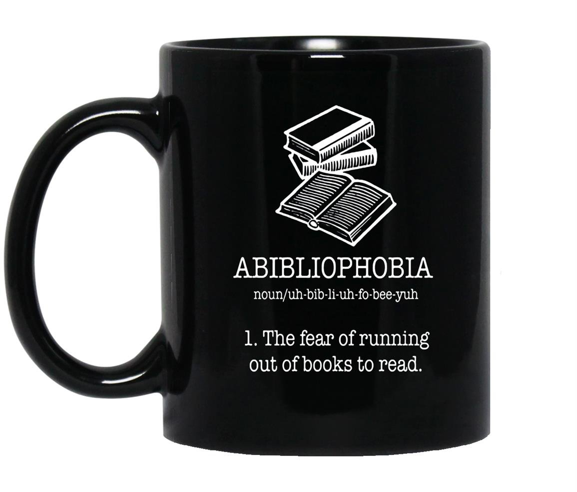Abibliophobia reading lover royal Mug Black