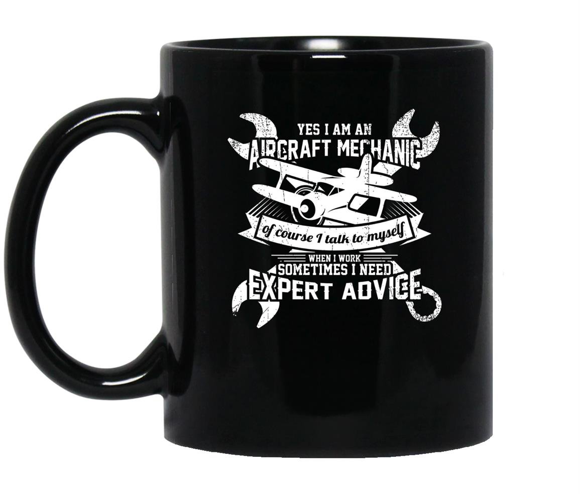 Aircraft mechanic funny sayings Mug Black