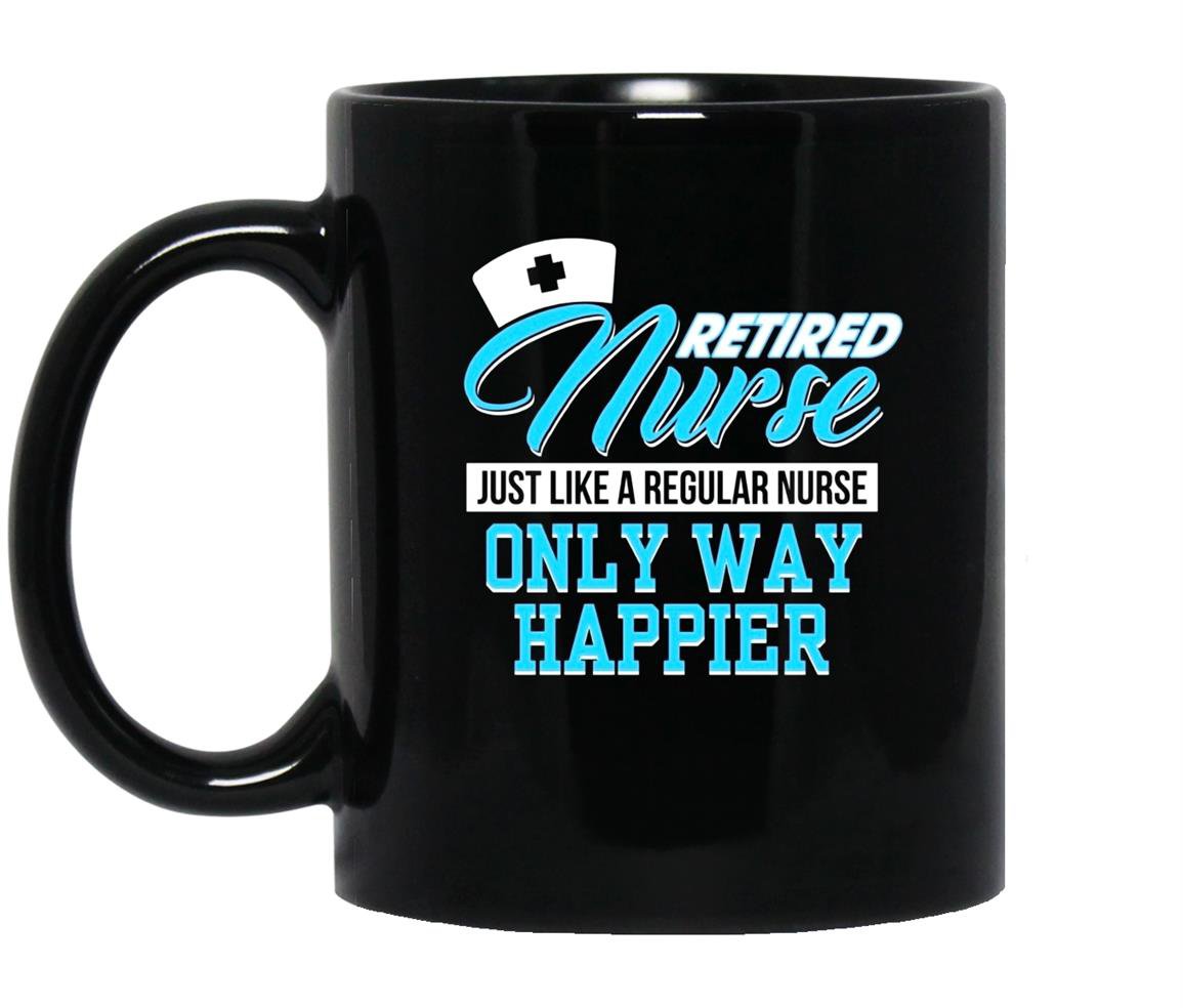 Amazing for retired nurse meaning gift Mug Black