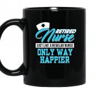 Amazing for retired nurse meaning gift Mug Black