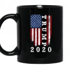 American flag trump 2020 Mug Black