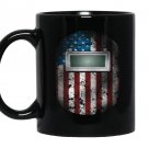 American welding hood for welder dads mig weld gifts Mug Black