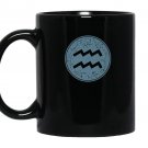 Aquarius zodiac sign Mug Black