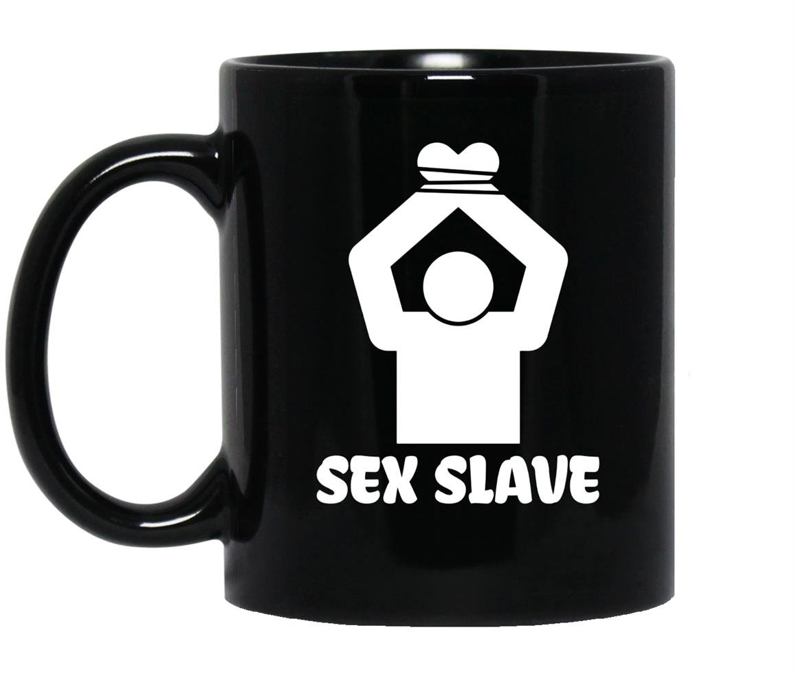Bdsm sex slave outfit Mug Black