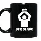 Bdsm sex slave outfit Mug Black