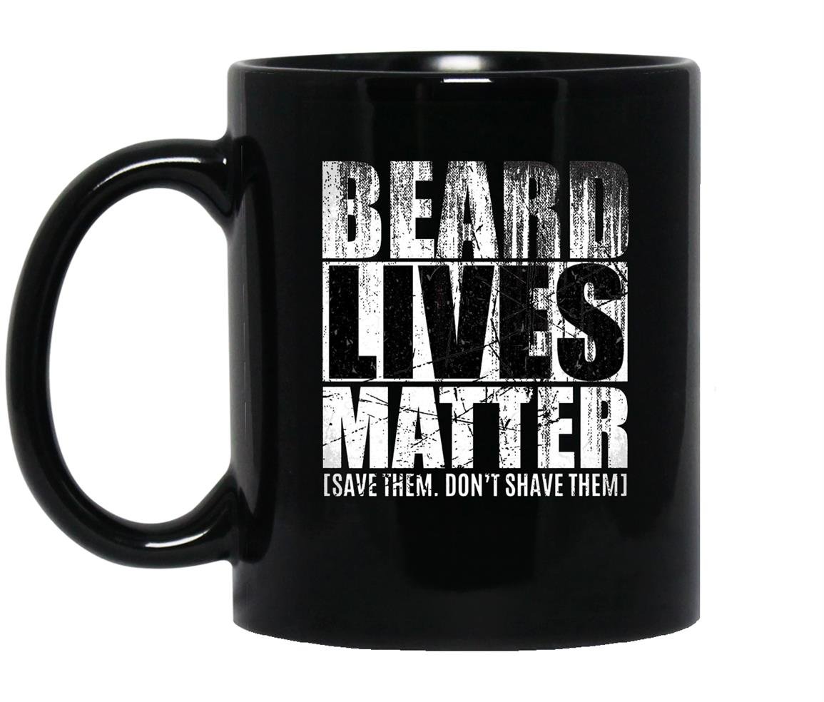 Beard beard lives matter bearded Mug Black
