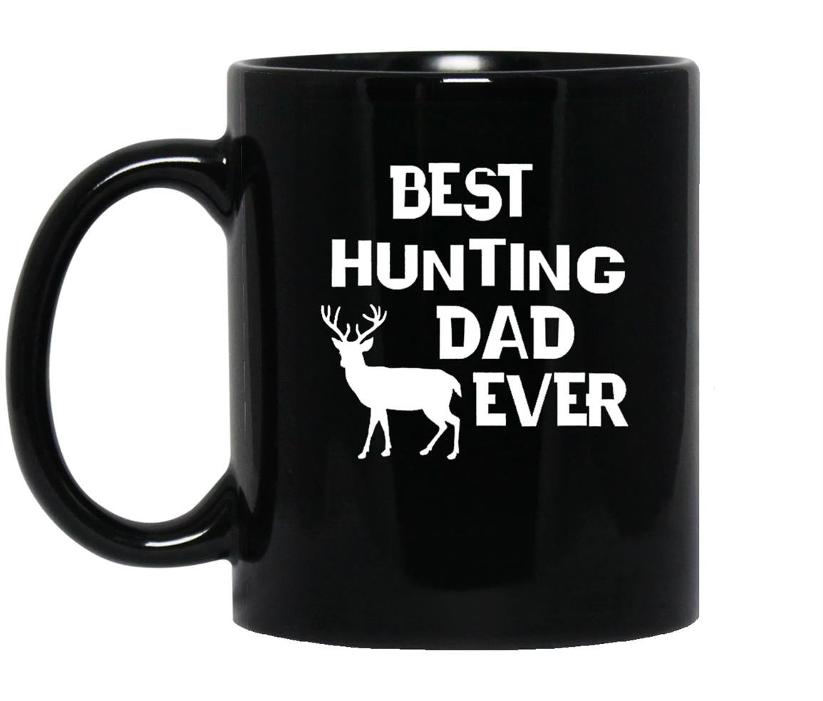 Best hunting dad ever bow hunting apparel Mug Black