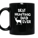 Best hunting dad ever bow hunting apparel Mug Black