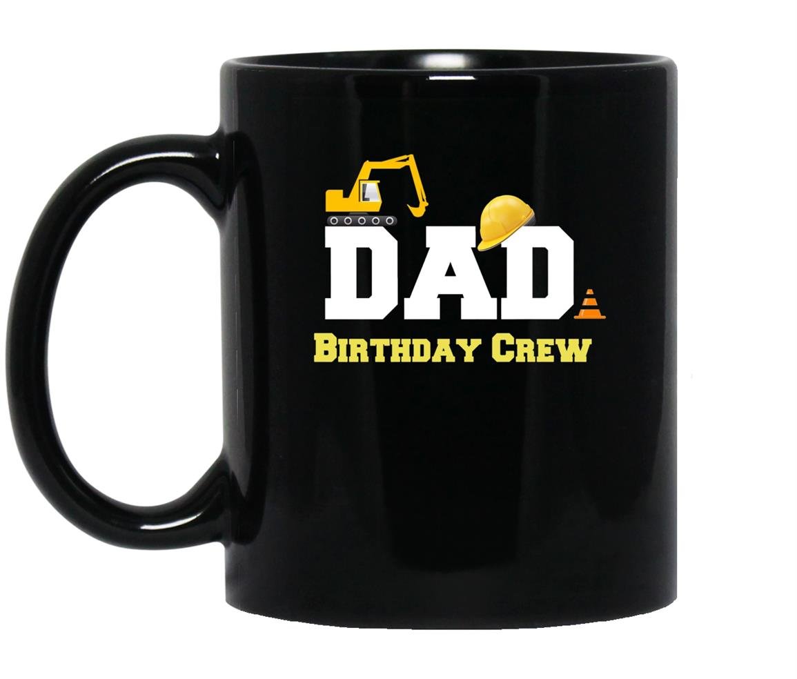 Birthday construction party large Mug Black