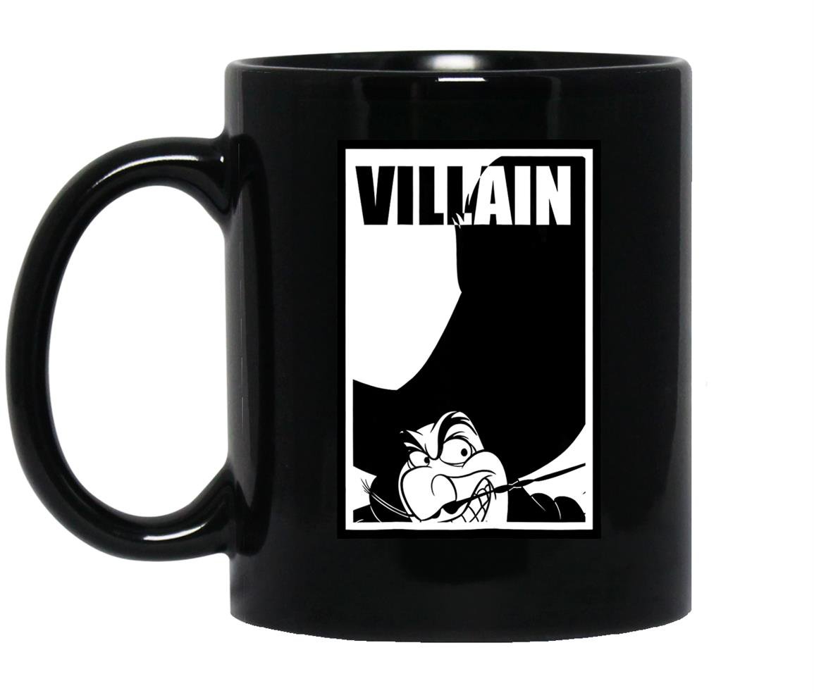 Captain hook villain graphic Mug Black