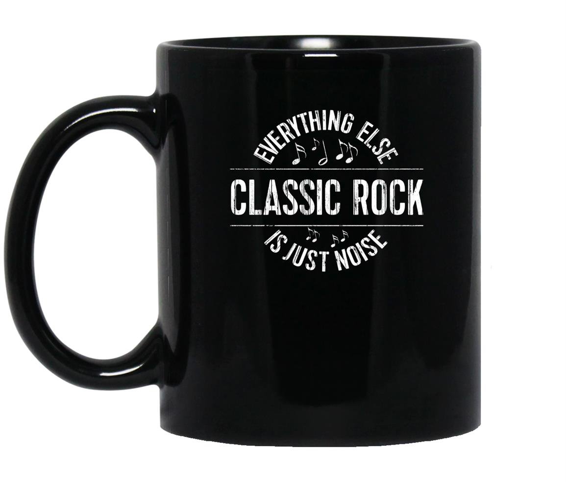 Classic rock everything else is just noise Mug Black